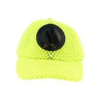 Versace Jeans Couture Neon Yellow Medallion Baseball Cap