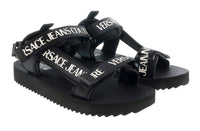 Versace Jeans Couture Versace Jeans Couture Black Signature Strap Trek Fashion Sandal