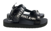 Versace Jeans Couture Versace Jeans Couture Black Signature Strap Trek Fashion Sandal