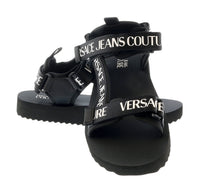 Versace Jeans Couture Versace Jeans Couture Black Signature Strap Trek Fashion Sandal