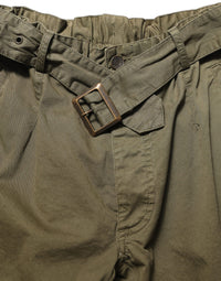 Dolce & Gabbana Dolce & Gabbana Olive Green High Waist Cargo Trouser Women's Pants