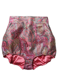 Dolce & Gabbana Pink Floral HighWaist Jacquard Hotpants Women's Shorts