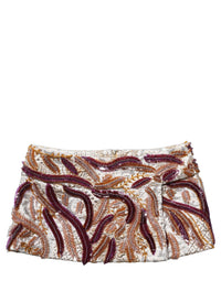 Dolce & Gabbana Dolce & Gabbana Multicolor Sequin MidWaist A-line Mini Women's Skirt