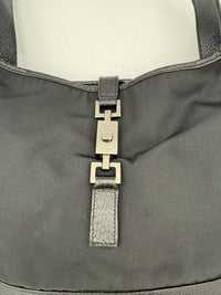 Gucci Gucci GUCCI JACKIE Leather and Canvas  Handbag (Authentic Pre-Loved)