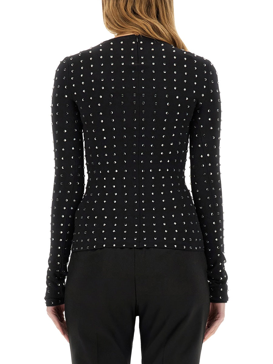 Sportmax Women "Negus" Top With Crystals