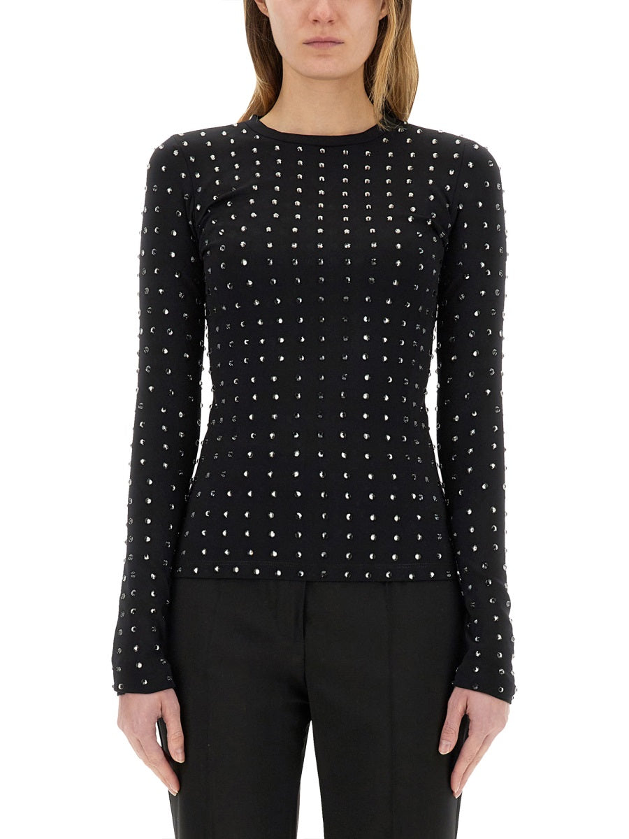 Sportmax Women "Negus" Top With Crystals