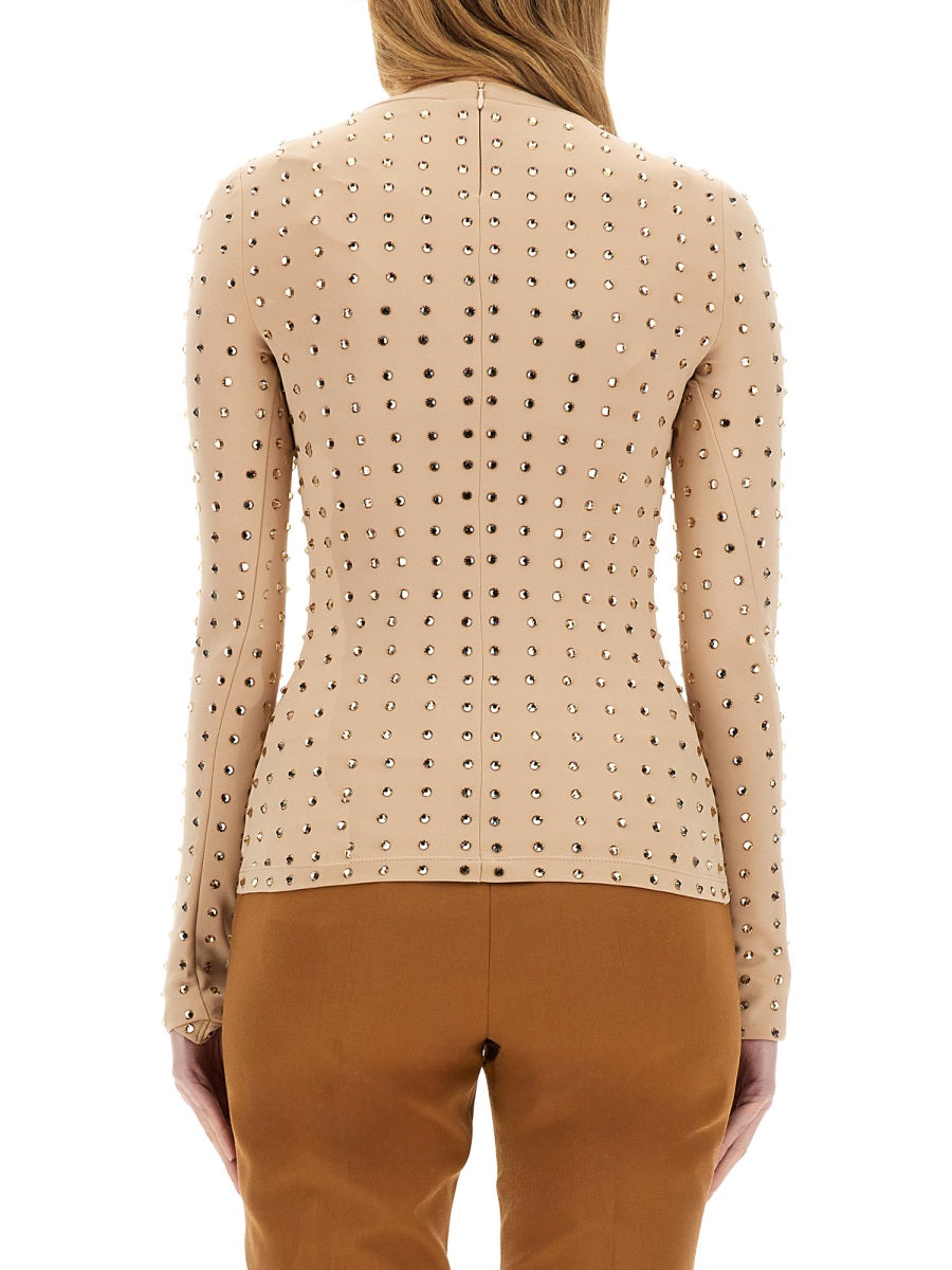 Sportmax Women "Negus" Top With Crystals