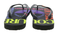 Versace Jeans Couture Black Signature Sole Fashion Flip Flop-