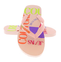 Versace Jeans Couture Pink Signature Sole Fashion Flip Flop-