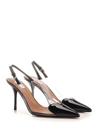 Alaïa Women Le Cœur Patent Leather Slingback