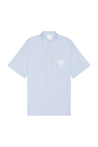 Givenchy Short Sleeve Shirt With Pocket_Light Blue