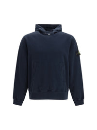 Stone Island Men Hooded Sweatshirt With Front Pocket