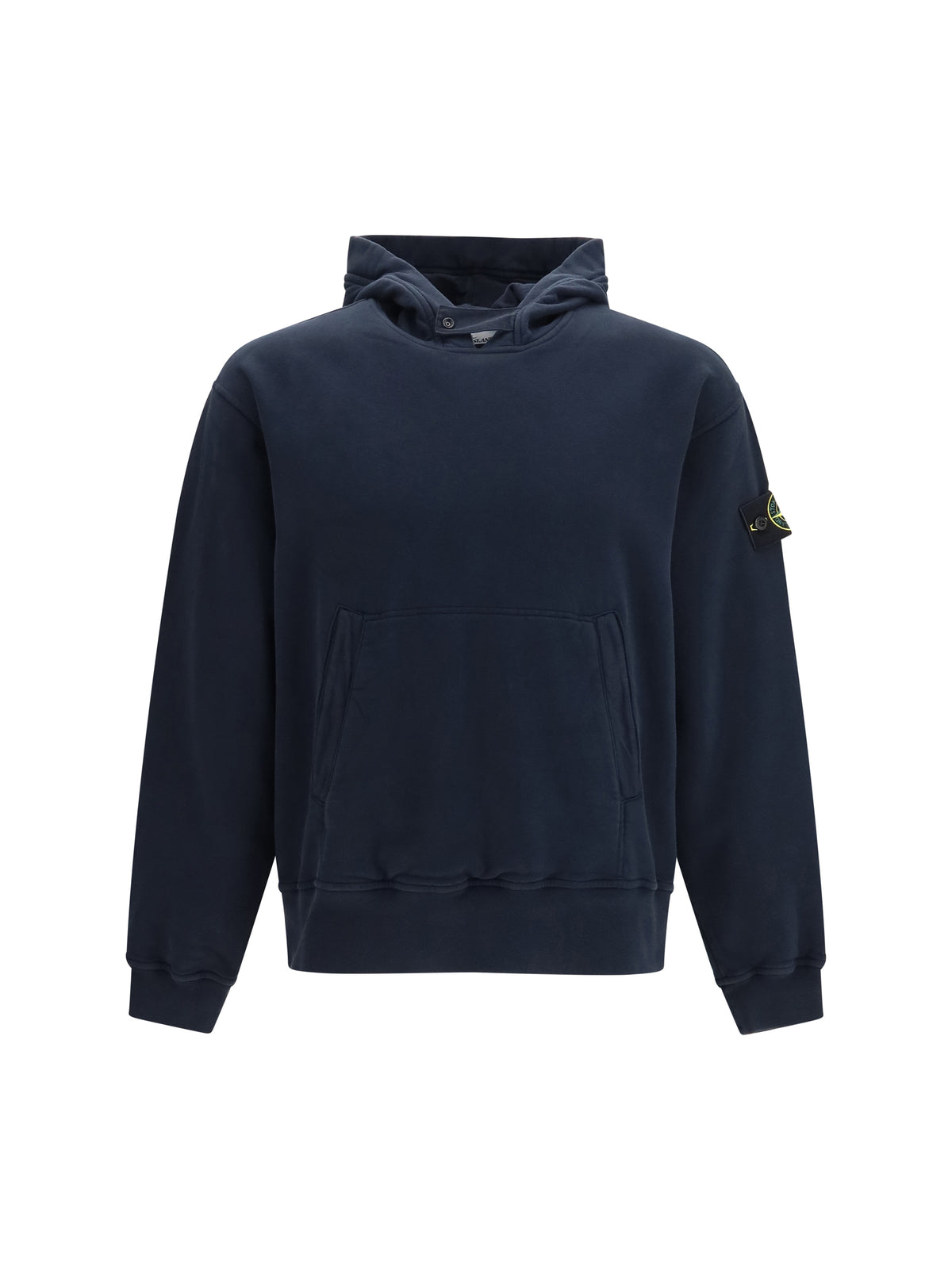 Stone Island Men Hooded Sweatshirt With Front Pocket