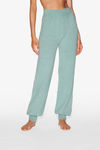 La Perla Alpaca Blend Trousers In Almond Green Cfi0056130
