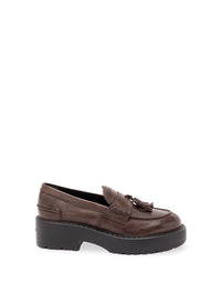 Miu Miu Women Leather Loafers