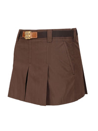 Miu Miu Women Gabardine Mini Skirt