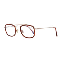 Tom Ford Tom Ford Eyeglasses Square Full Rim, Havana Frame and Clear Blue Light Block Lens FT5677-B053