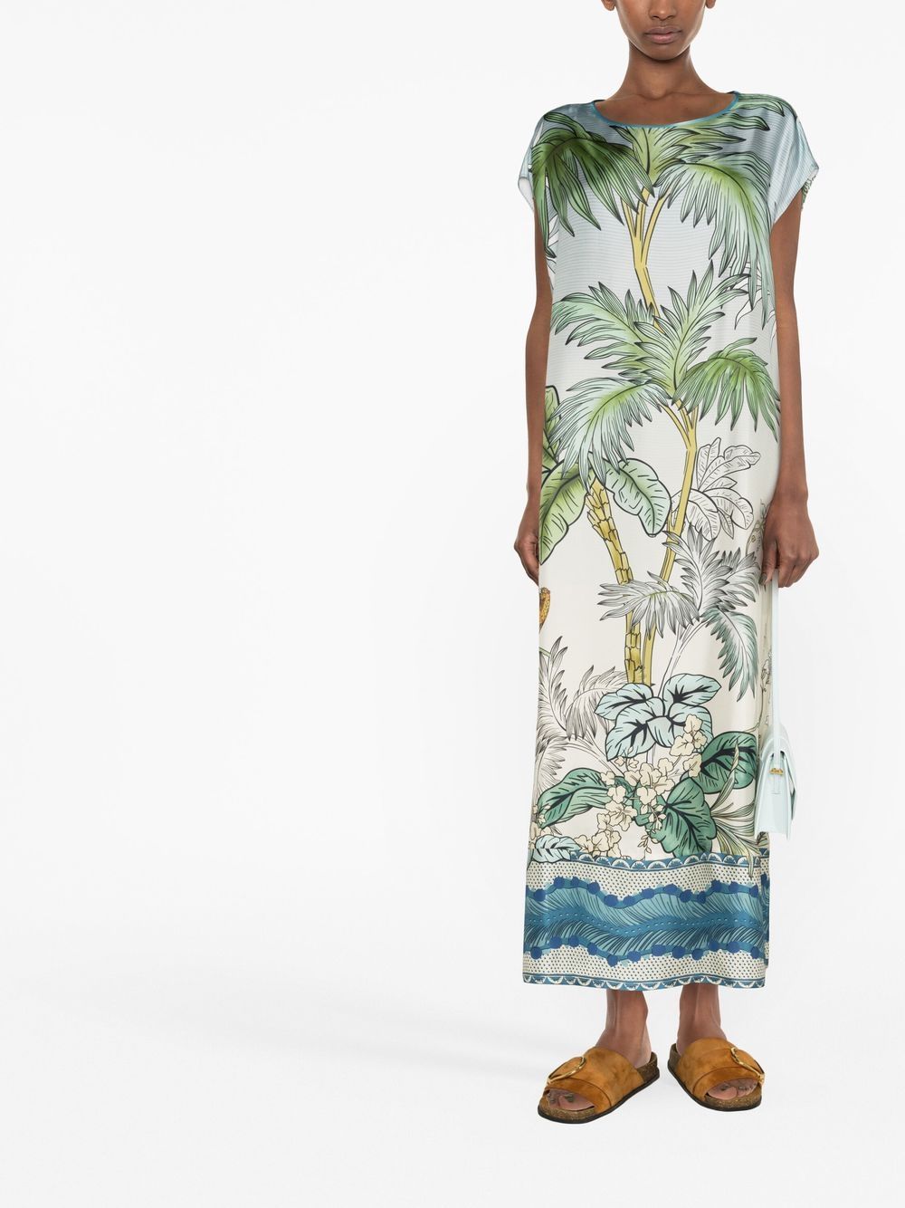 F.R.S . Women's Dresses Clear Blue