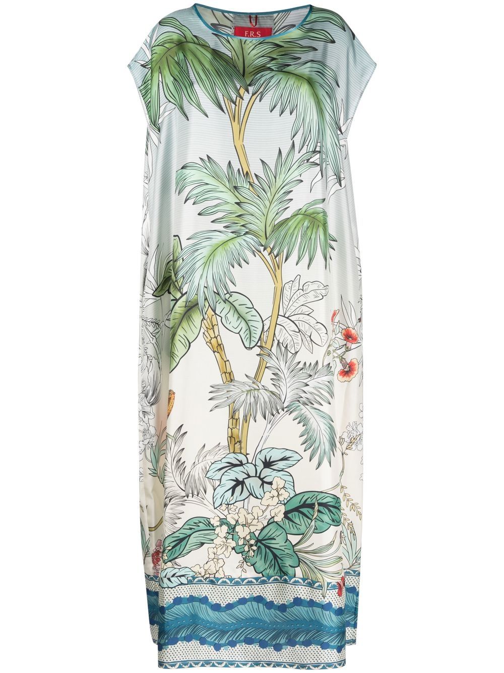 F.R.S . Women's Dresses Clear Blue