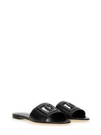 Dolce & Gabbana Women Sandalo Slide Con Logo