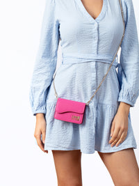 Cavalli Class CORTINA Light Peach Small Top Handle Crossbody Shoulder Bag