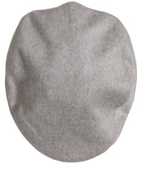 Dolce & Gabbana Dolce & Gabbana Men Light Grey Cashmere Newsboy Cabbie Cap Men's Hat