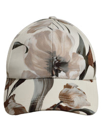 Dolce & Gabbana Dolce & Gabbana Men Beige Floral Cotton Baseball Capello Men's Hat