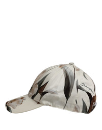 Dolce & Gabbana Dolce & Gabbana Men Beige Floral Cotton Baseball Capello Men's Hat