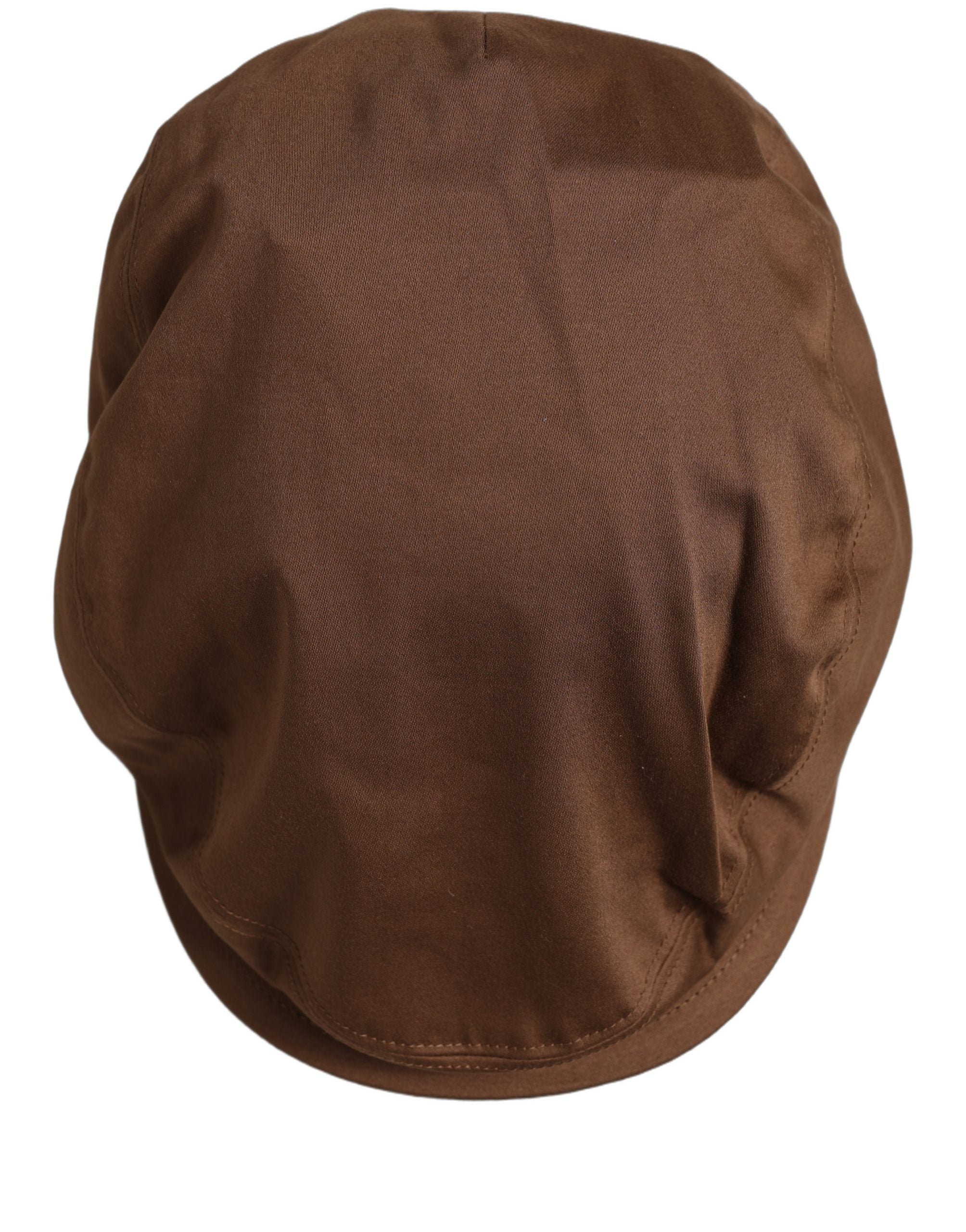 Dolce & Gabbana Dolce & Gabbana Men Brown Cotton Newsboy Capello Cabbie Men's Hat