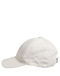 Dolce & Gabbana Dolce & Gabbana Men White Cotton Baseball Capello 6 Panels Men's Hat