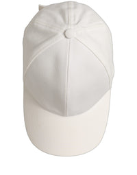 Dolce & Gabbana Dolce & Gabbana Men White Cotton Baseball Capello 6 Panels Men's Hat