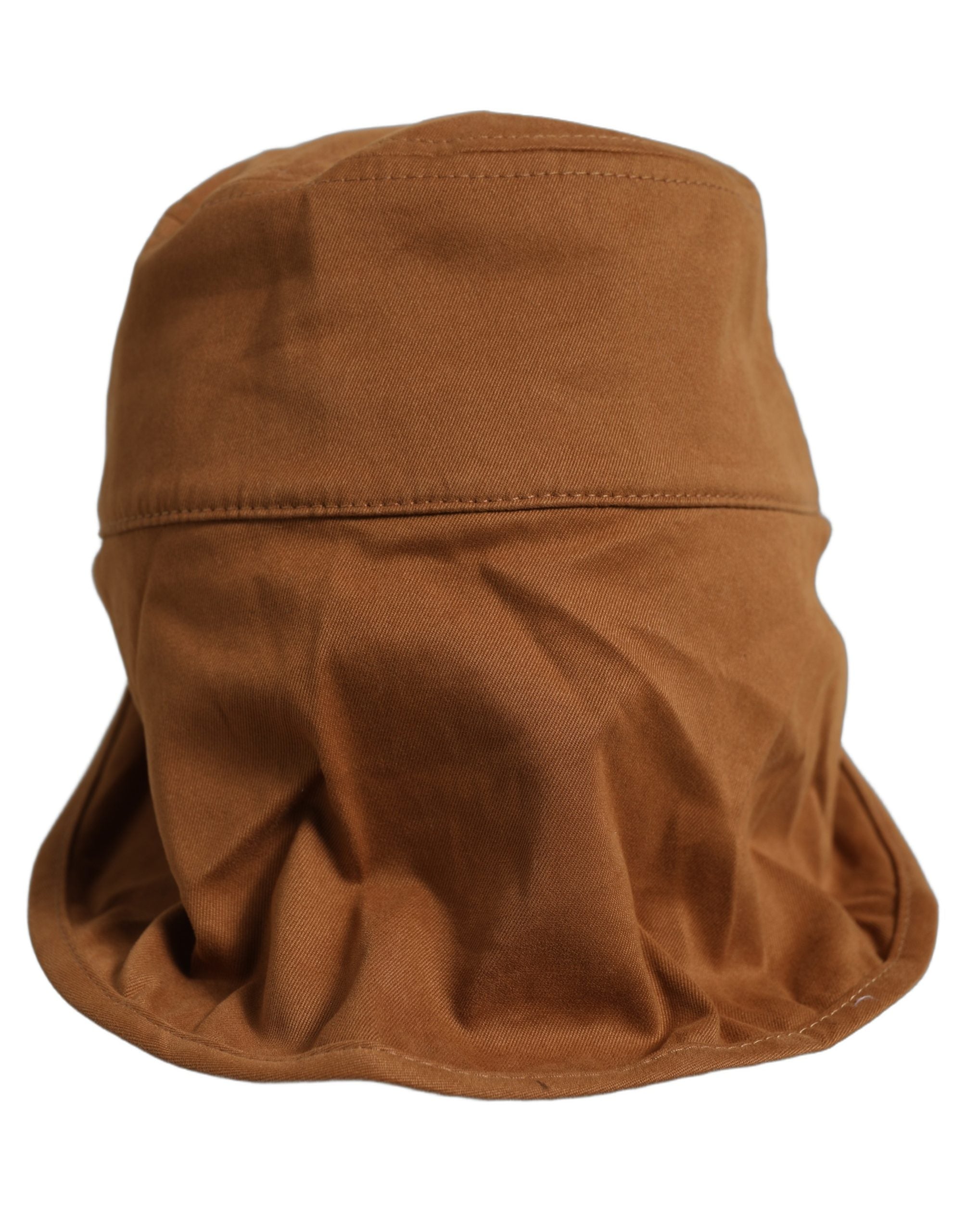 Dolce & Gabbana Dolce & Gabbana Men Brown Cotton Double Brim Baseball Cap Men's Hat