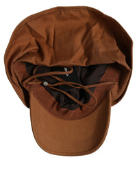 Dolce & Gabbana Dolce & Gabbana Men Brown Cotton Double Brim Baseball Cap Men's Hat