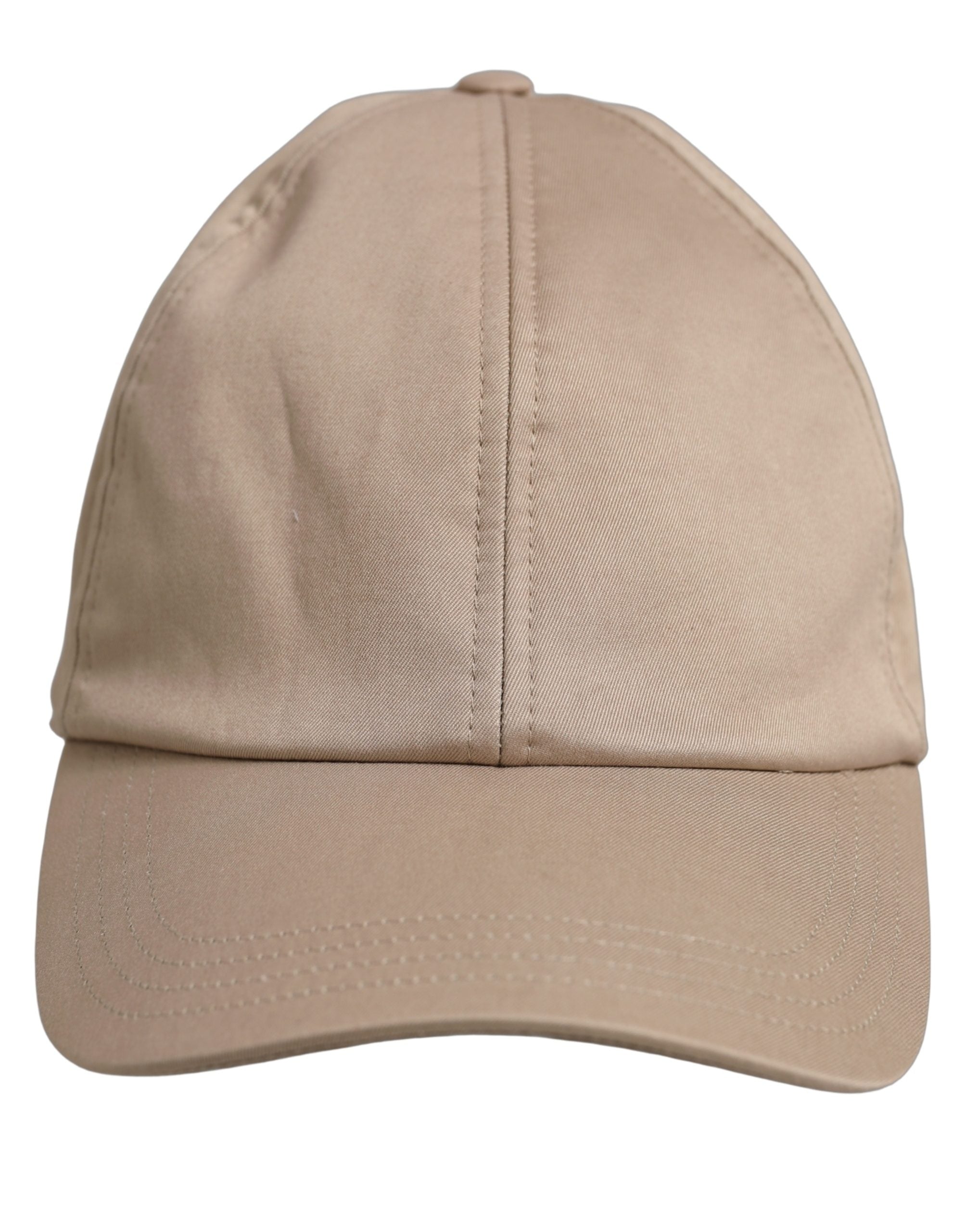 Dolce & Gabbana Dolce & Gabbana Men Beige Cotton Stretch Baseball Capello Men's Hat