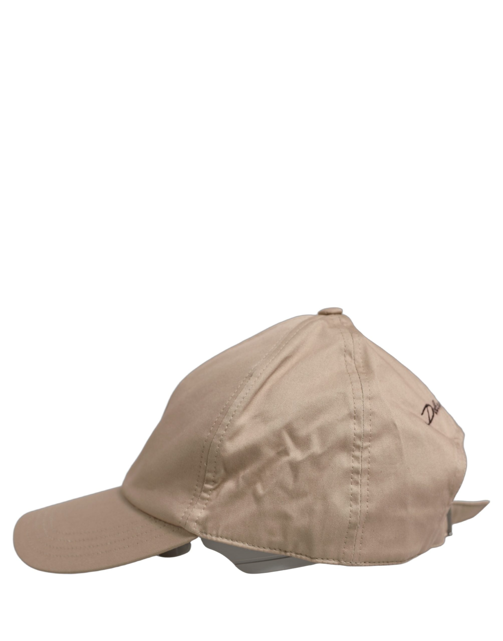Dolce & Gabbana Dolce & Gabbana Men Beige Cotton Stretch Baseball Capello Men's Hat