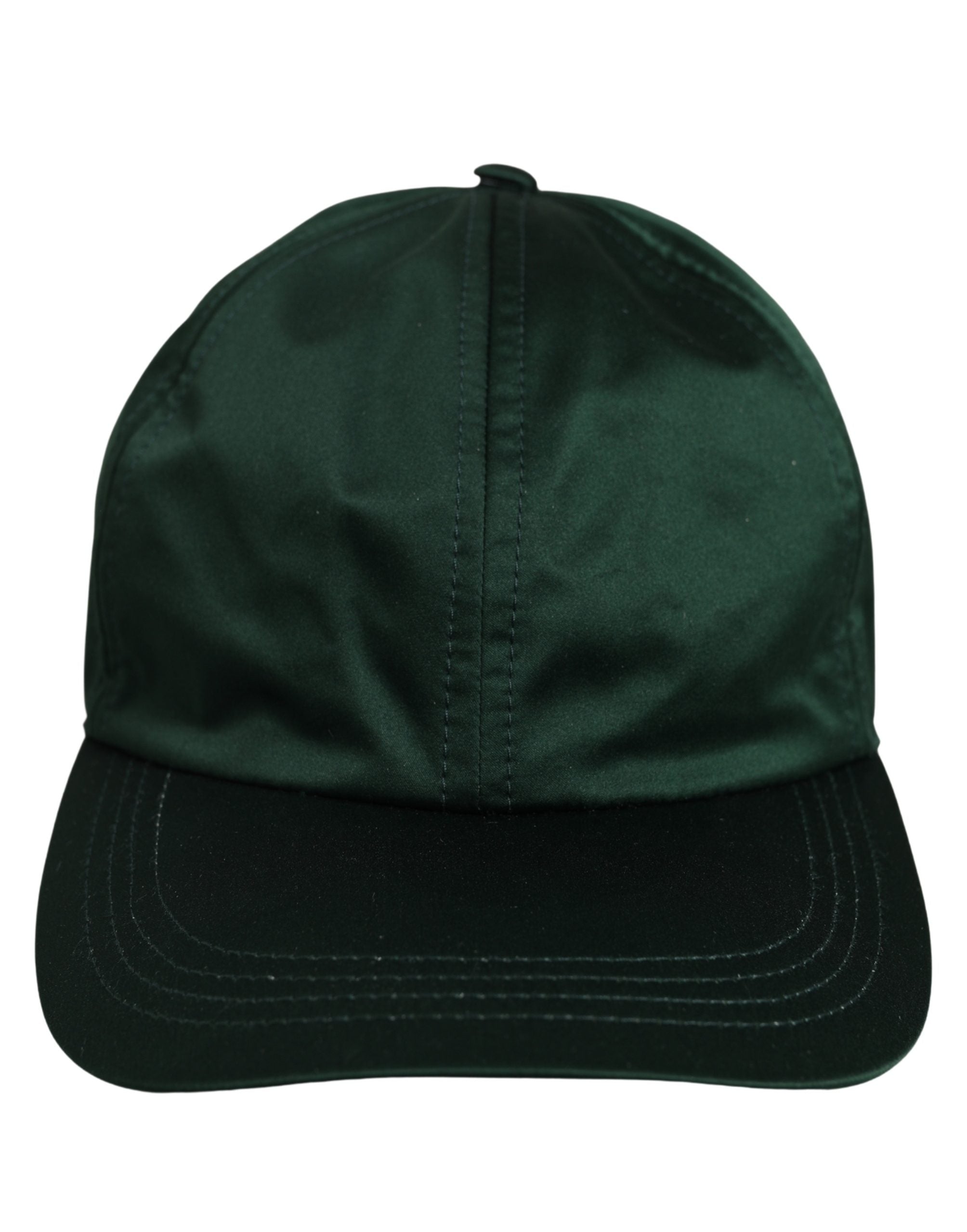 Dolce & Gabbana Dolce & Gabbana Men Deep Green Cotton Baseball Cap 6 Panels Men's Hat