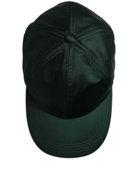 Dolce & Gabbana Dolce & Gabbana Men Deep Green Cotton Baseball Cap 6 Panels Men's Hat