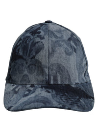 Dolce & Gabbana Dolce & Gabbana Men Blue All Over Logo Cotton Baseball Cap Men's Hat