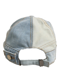 Dolce & Gabbana Dolce & Gabbana Men Blue Patchwork Cotton Denim Baseball Cap Men's Hat