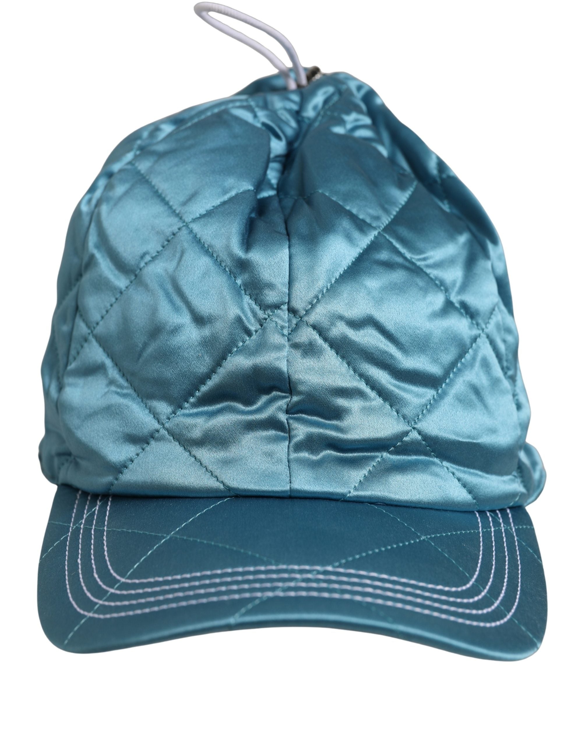 Dolce & Gabbana Dolce & Gabbana Men Teal Polyester Quilted Baseball Cap Men's Hat