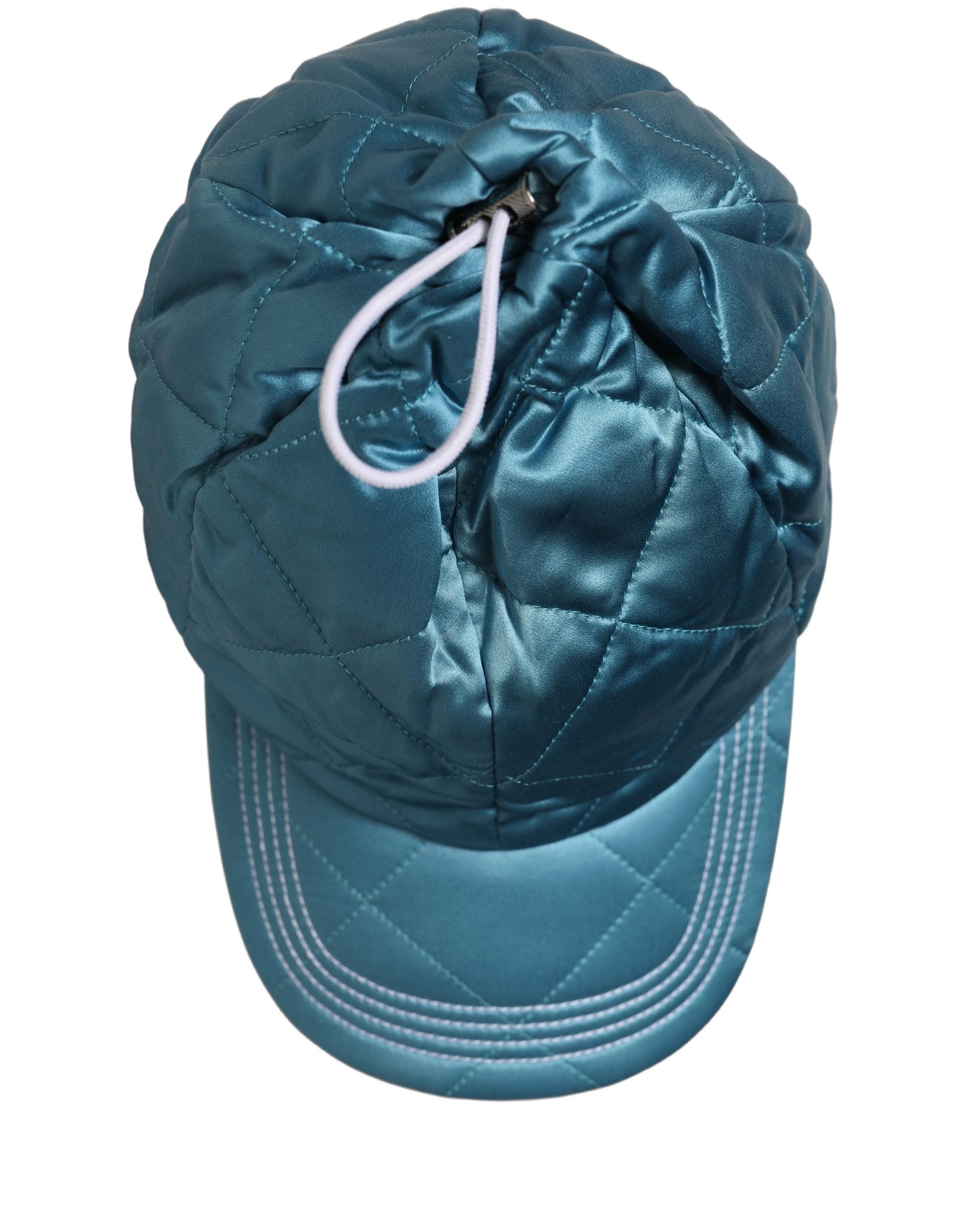 Dolce & Gabbana Dolce & Gabbana Men Teal Polyester Quilted Baseball Cap Men's Hat
