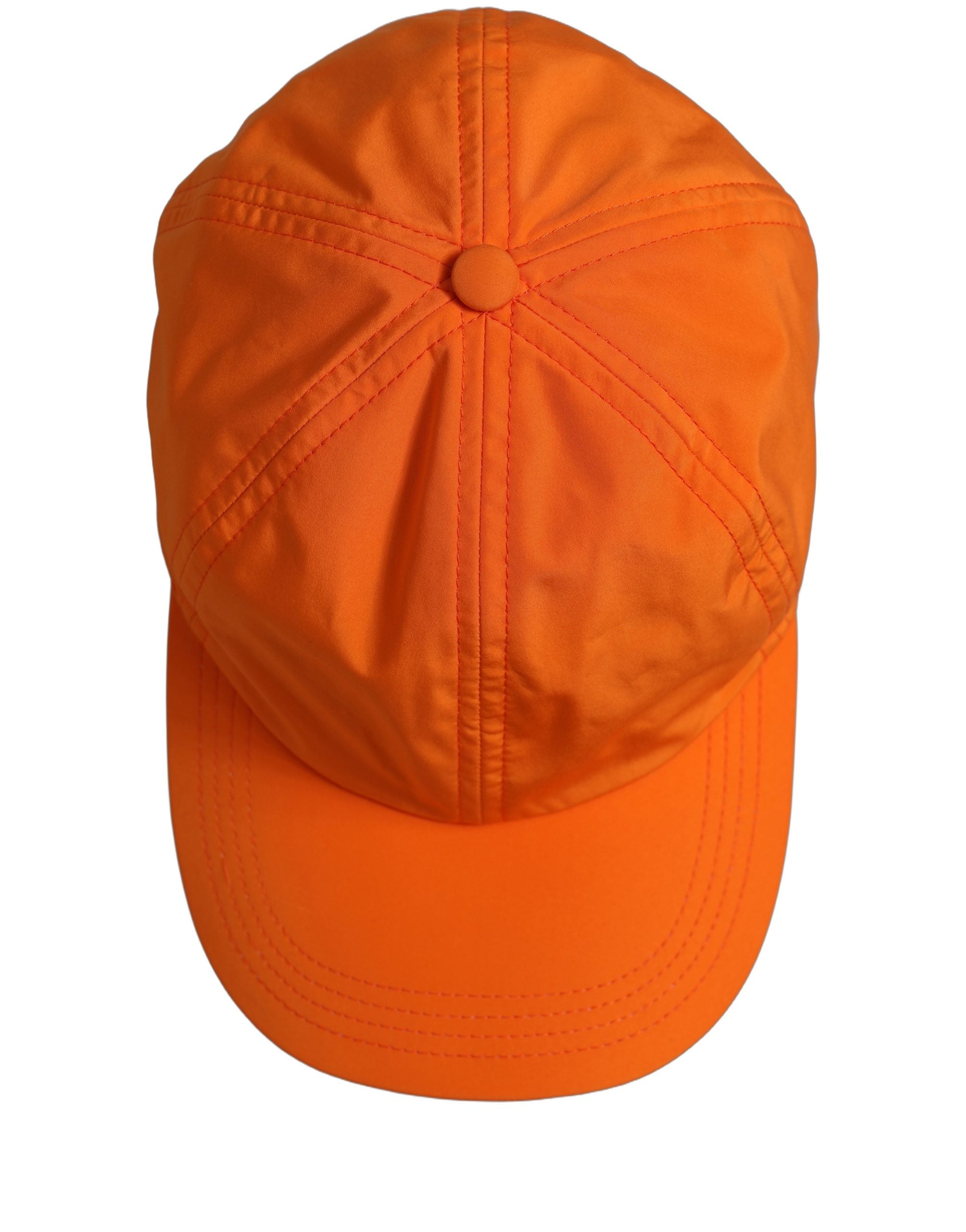 Dolce & Gabbana Dolce & Gabbana Men Orange Polyester Baseball Cap 6 Panels Men's Hat