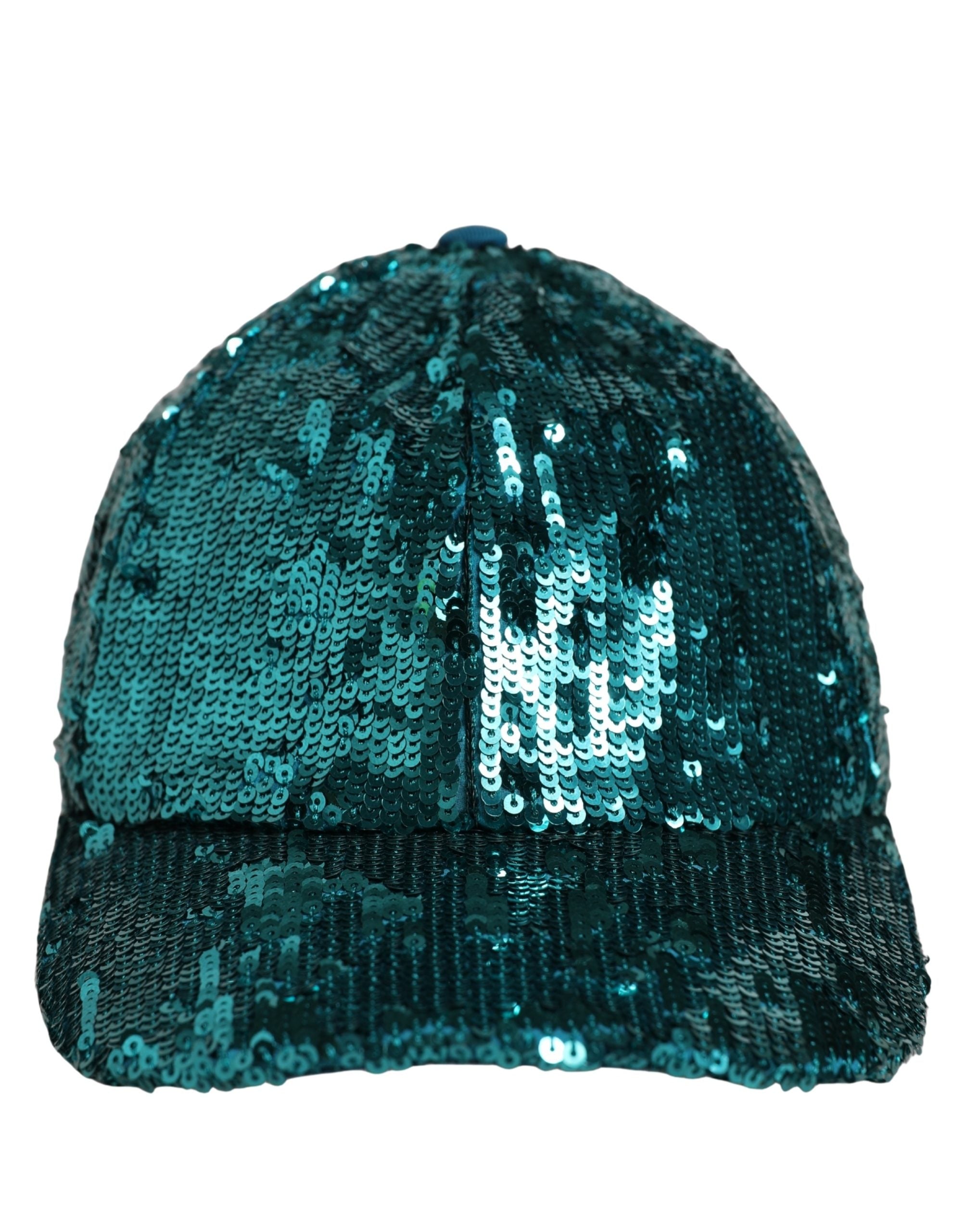 Dolce & Gabbana Dolce & Gabbana Men Green Cotton Sequin Baseball Cap 6 Panels Men's Hat