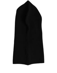 Dolce & Gabbana Dolce & Gabbana Men Black Wool Ribbed Knit Balaclava Wrap One Size Men's Hat