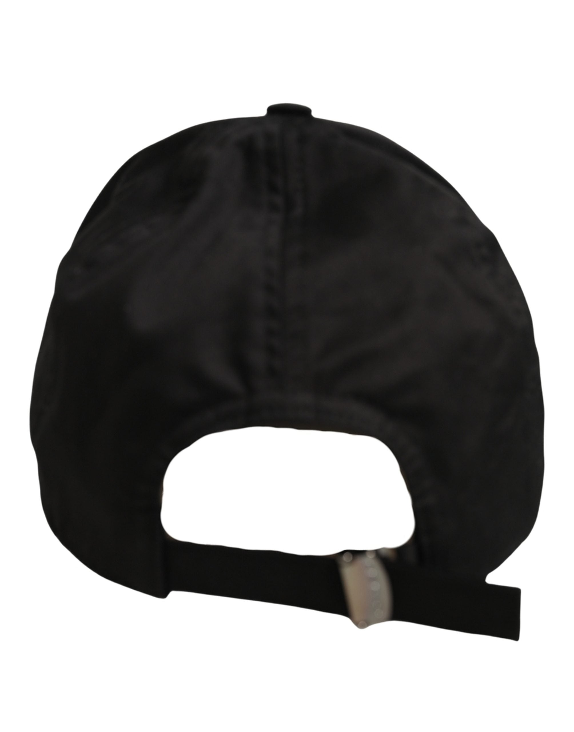 Dolce & Gabbana Dolce & Gabbana Men Black Cotton Baseball Cap 6 Panels Men's Hat