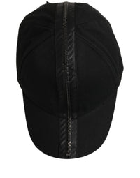 Dolce & Gabbana Dolce & Gabbana Men Black Cotton Baseball Cap 6 Panels Men's Hat