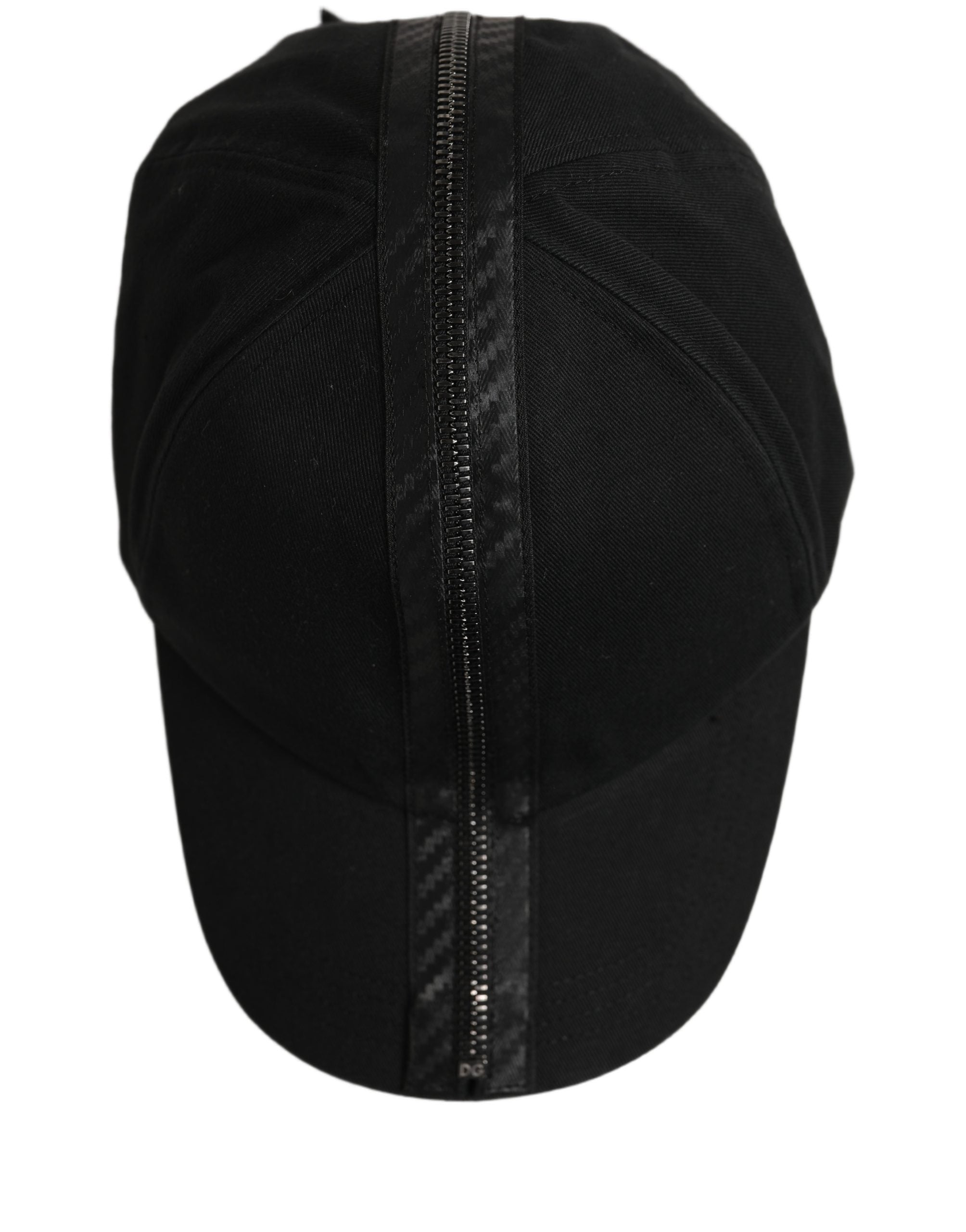 Dolce & Gabbana Dolce & Gabbana Men Black Cotton Baseball Cap 6 Panels Men's Hat
