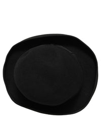 Dolce & Gabbana Dolce & Gabbana Men Black Rabbit Fur Felt Bowler Capello Men's Hat