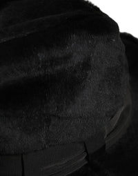 Dolce & Gabbana Dolce & Gabbana Men Black Classic Wide Brim Fedora Capello Men's Hat