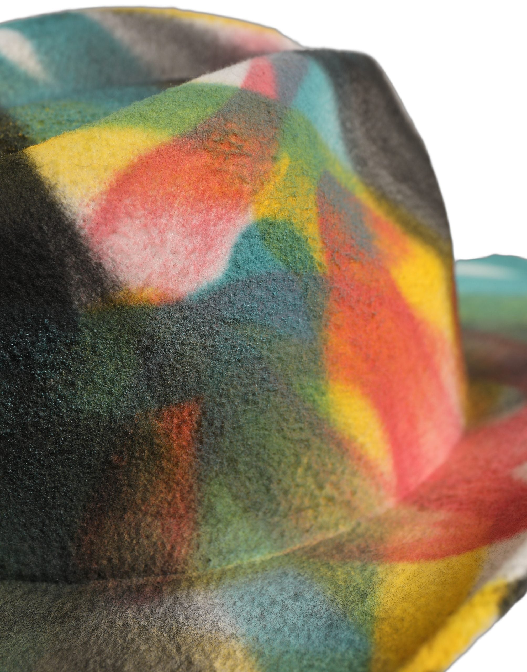 Dolce & Gabbana Dolce & Gabbana Men White Graffiti Wide Brim Fedora Capello Men's Hat